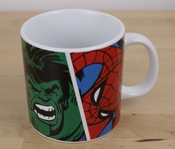 Marvel Heroes Avengers Ceramic Mug Comic Spiderman Hulk Cptn America Iro... - $10.88