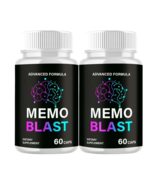 2-Pack Memo Blast Capsules – MemoBlast Natural Memory Focus Support-120 ... - $27.49