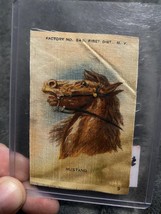 Mustang Racehorse Colonial Spanish Wild Horse Tobacco Silk Cigarettes circa 1910 - £11.17 GBP