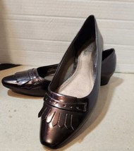 Life Stride Women&#39;s Burgundy Dress Loafers Slip On Flats Flex Shoes Sz 7.5 M - £15.65 GBP