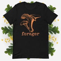 Chanterelle Mushroom T Shirt | Forager Holiday Gift | Wild Food Tee | Nature In - $30.00