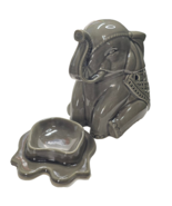 BH&amp;G Ceramic Elephant Electric Scented Wax Warmer Inverted Tray 25W Bulb... - $27.76