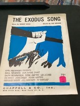 1960 Exodus main theme vintage sheet music for piano solo by Ernest Gold - £3.94 GBP