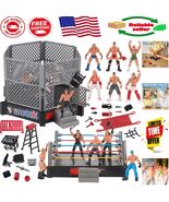 Imaginative Wrestling Playset: 32-Piece Set with Rings &amp; Action Figures ... - $738.34 MXN