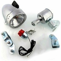 12V 6W Bicycle Motorized Bike Friction Generator Dynamo Headlight Tail L... - $48.44