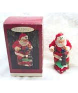 Vintage 1993 Hallmark Keepsake COCA-COLA SANTA &amp; DOG 4&quot; CHRISTMAS TREE O... - $25.10 CAD