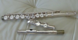 Gemeinhardt Elkhart Ind. M2 1980&#39;s Silver Plated Flute - £46.67 GBP