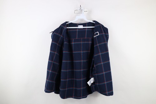 Vtg Hurley Surfing Mens Large Faded Spell Out Hooded Flannel Button Shirt Jacket Item image 12