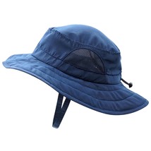 Kids Upf 50+ Mesh Safari Sun Hat Uv Sun Protection Hat Summer Daily Bucket Play  - £22.13 GBP