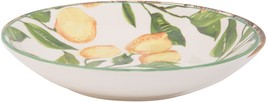 9.5&quot;D Lemons Design Round Pasta Dinner Bowls Set of 6 Made in Portugal - $78.15