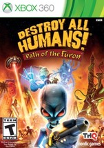 THQ Destroy All Humans! Path Of The Furon for XBox 360 [video game] - £19.59 GBP