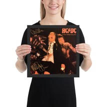 AC/DC FRAMED If You Want Blood reprint signed album Framed Reprint - £61.98 GBP