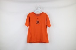 Vtg Nike Womens Small Faded Travis Scott Center Swoosh Detroit Tigers T-Shirt - £27.11 GBP