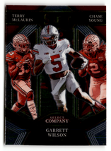 2022 Panini Select Draft Picks Company #8 Chase Young/Garrett Wilson/Terry McLau - $6.92