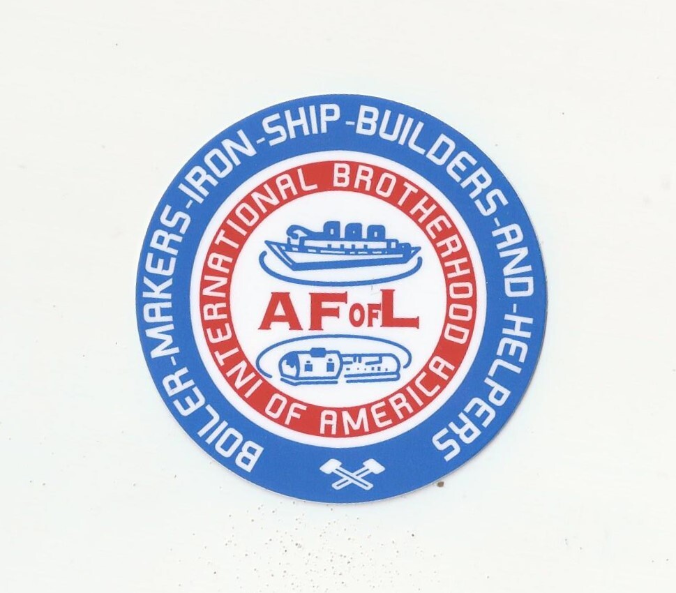 Retro 1950s BM BOILMAKERS BOILER MAKERS SHIPBUILDERS WELDERS UNION Lodge... - $5.00