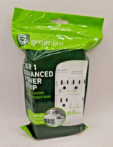 2 Greenlite 5 Outlet Advanced Power Strip Tier1 Wall Mount Smart Surge Protector - £6.56 GBP