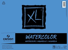 Canson XL Watercolor Paper Pad 11 X15 inch 30 Sheets inch - $1,360.71 MXN