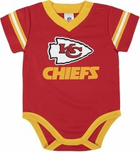 Gerber NFL Kansas City Chiefs Baby Dazzle Bodysuit size 3-6 Month 1 piece - £20.29 GBP