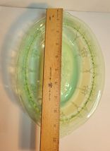 Green Uranium Cameo Ballerina Oval Vegetable Bowl with Handles image 7