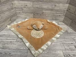 Douglas Baby Fox Lovey Orange Security Blanket Woodland Animal and Mushrooms - $14.84