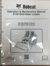 Bobcat S130 Skid Steer Operation &amp; Maintenance Manual Operator/Owners 5 ... - £17.22 GBP