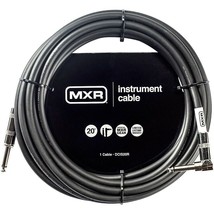 Dunlop MXR Instrument Cable 20 ft. Black Angled to Straight - £36.95 GBP