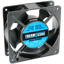 Thermocool 110 VAC Fan 120 x 38mm Sleeve Bearing 72 CFM - £25.91 GBP