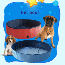 Portable Pet Pool Foldable Dog Cat Bathtub Pet Supplies Outdoor Children&#39;s Batht - £41.28 GBP+