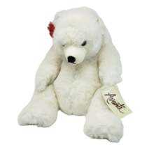 Vintage 1988 Applause Avanti Classic White Teddy Bear Stuffed Animal Plush / Tag - $65.55