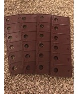 1964 Probe Board Card Game Replacement Parts Brown Flat Racks Only  - $82.86 MXN