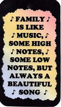 Ron&#39;s Hang Ups Giant 4&quot; x 6&quot; Refrigerator Magnets Family is Like Music High Low  - £5.58 GBP