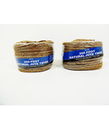 Natural Jute Twine String Cord 3 Ply Rope 700 Ft 2mm Rolls Craft Burlap ... - $11.15 CAD