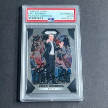 2017-18 Panini Prizm #250 Fred Hoiberg Signed Card AUTO PSA Slabbed Bulls - £63.94 GBP