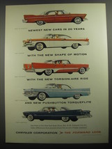 1956 Chrysler, Imperial, Plymouth, Dodge, and De Soto Cars Advertisement - £14.54 GBP