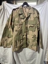 NWOT Replica US ARMY Desert Camo Combat Uniform DCU Jacket Size XL - £35.02 GBP