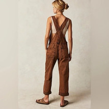 Free People We The Free ZIGGY OVERALLS Orange Over-Dyed Acid Wash Size S... - $929.99 MXN