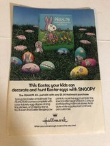 1988 Hallmark Peanuts Snoopy Easter Vintage Print Ad Advertisement pa16 - £7.03 GBP