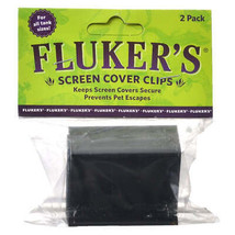 Flukers Screen Cover Clips: Secure Terrariums Without Hassle - $5.95