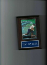 Tiki Barber Plaque Virginia Cavaliers New York Giants Ny Football Nfl C - $1.97