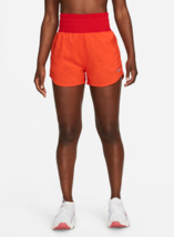 new NIKE women&#39;s sz S Dri-FIT One High-Waisted 3&quot; Brief Lined Shorts gym... - £17.82 GBP