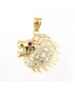 Lion Unisex Charm 14kt Yellow Gold 459777 - $549.00