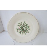 CLASSIC LENOX BONE CHINA LUNCHEON PLATE HOLLY &amp; BERRY 9&quot; MADE IN USA - $90.29 MXN