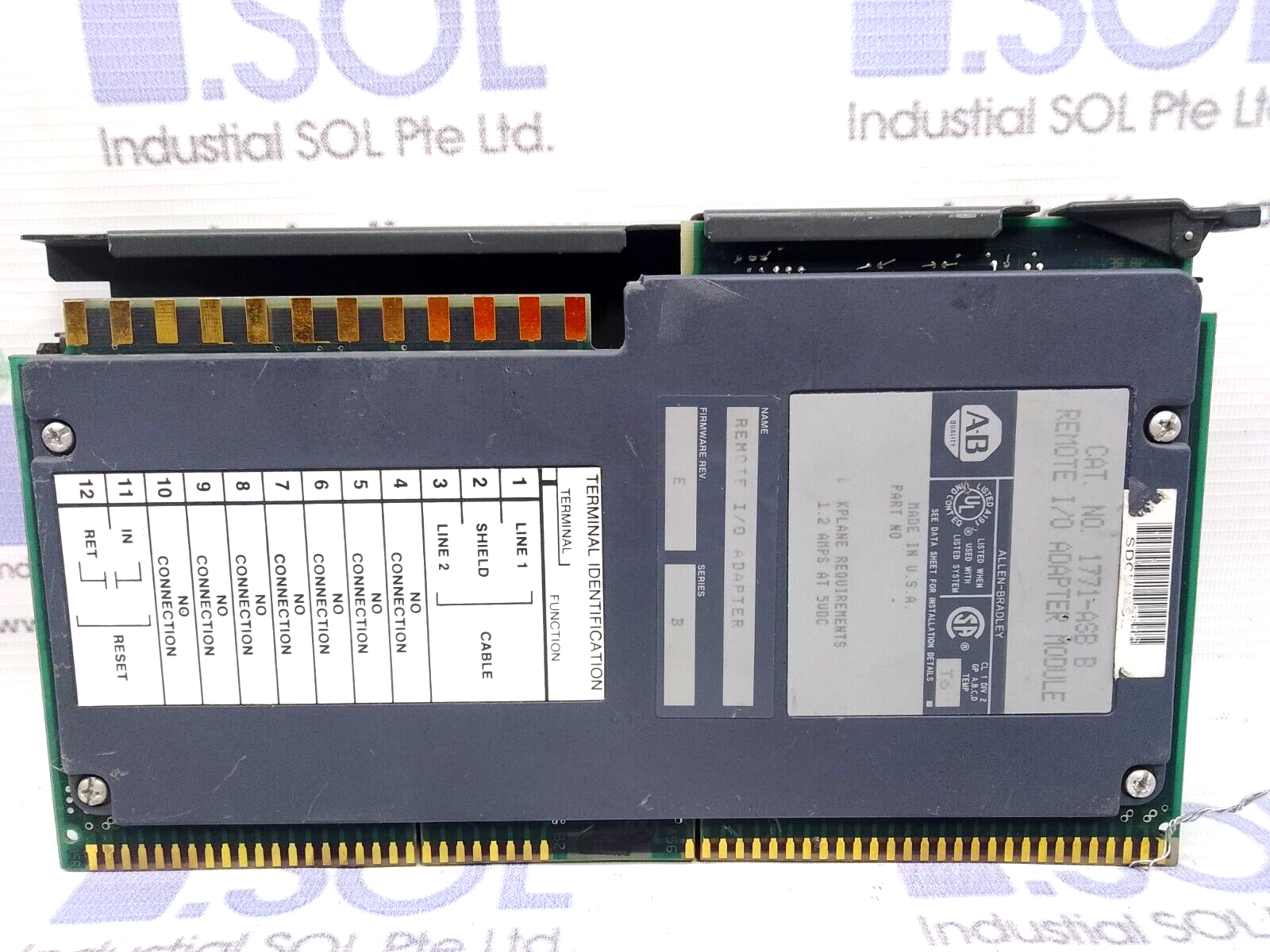 Allen-Bradley 1771-ASB B Rev. C Ser B Remote I/O Adapter Module 5 VDC - $291.60