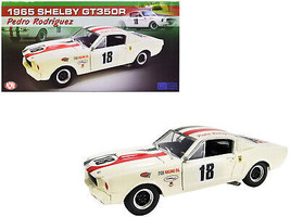 1965 ShelGT350R #18 Cream w Red &amp; Green Stripes Pedro Rodriguez Limited Ed. to 3 - £121.44 GBP