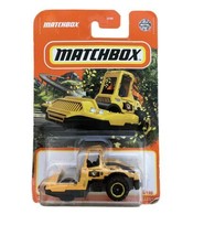 Matchbox Metal MBX Adventure 4/100 ROAD ROLLER Construction Vehicle Yellow - £3.29 GBP