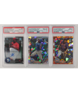 Lot Of 3 PSA 10 Graded Bowman Draft/Prospect Gimenez, Newton, Kilome Cards - $125.79