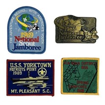 Vtg 1989 BSA National Scout Jamboree Patch Lot Belt Buckle Spring Capmoree - £18.63 GBP
