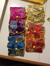 MorTime Jewelry Silk Purse Pouch Bags 2.8&quot;D x 3.1&quot;W x 1.6&quot;H (12 Pack) Small - €18,84 EUR