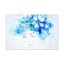 Beautiful Women With Abstract Elements And Butterflies Flower Canvas Wal... - $90.24+