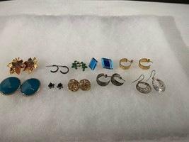 Lot of 10 vintage Pierced earrings. - $10.00